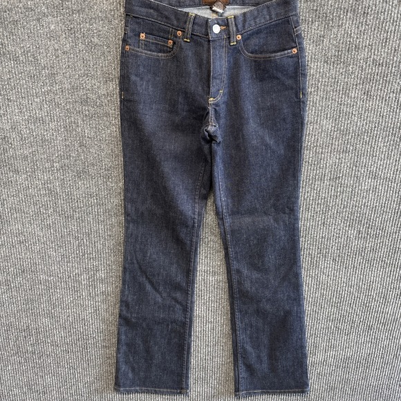 Banana Republic Denim - Banana Republic Womens Flare Stretch Denim Jeans Dark Wash‎ 0 Long Bell Bottom